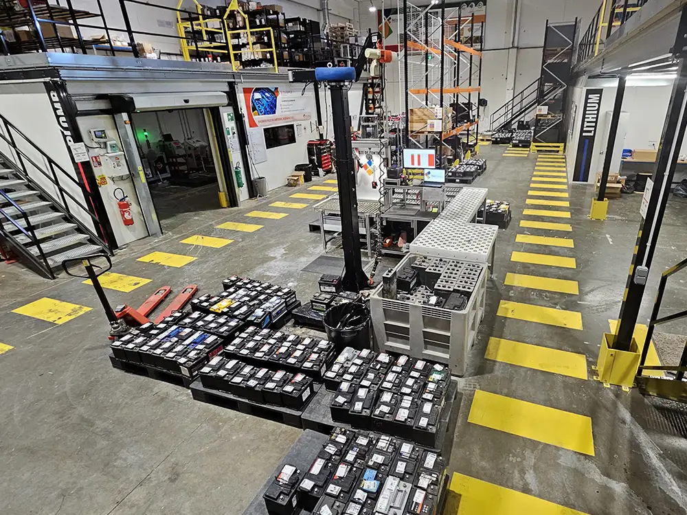 Industrial battery reconditioning