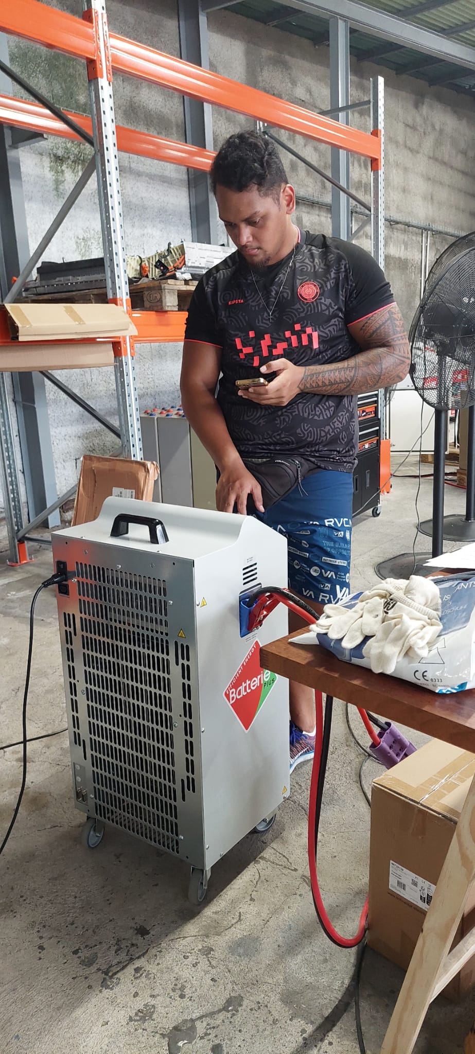 Industrial battery reconditioning