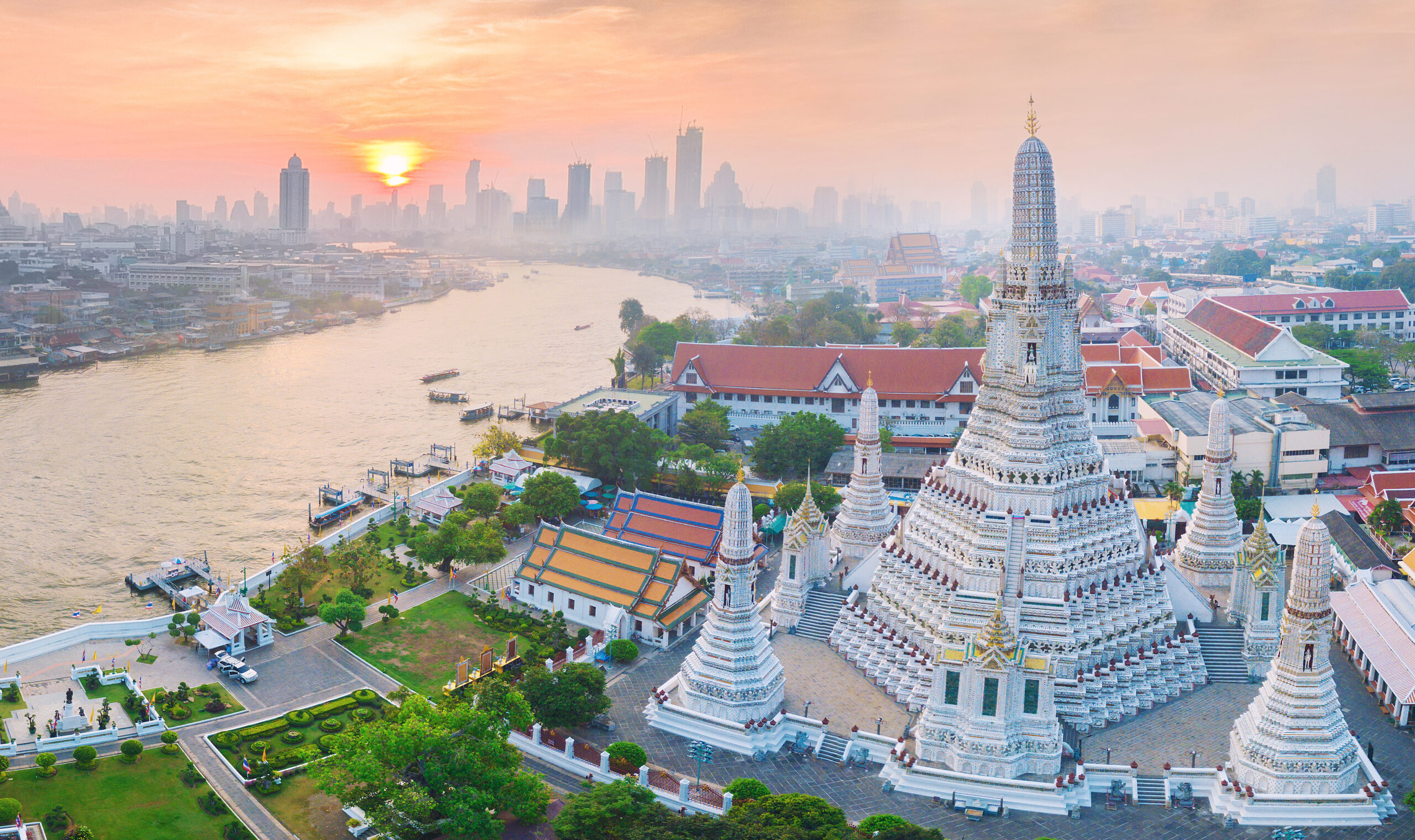 Thailand's landscapes reflecting the principles of the circular economy and sustainable industry.